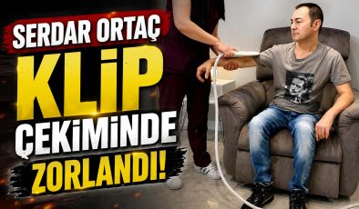 Serdar Ortaç Klip Çekiminde Zor Anlar Yaşadı