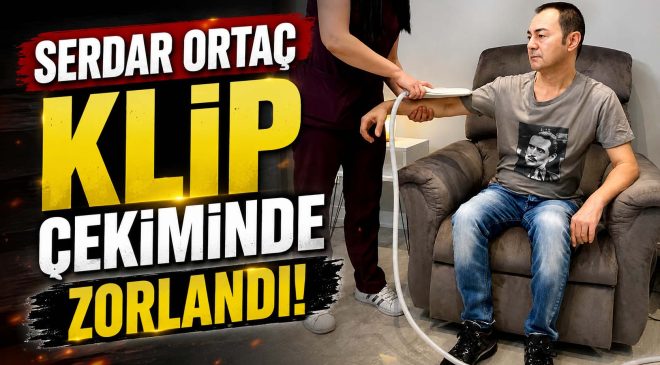 Serdar Ortaç Klip Çekiminde Zor Anlar Yaşadı